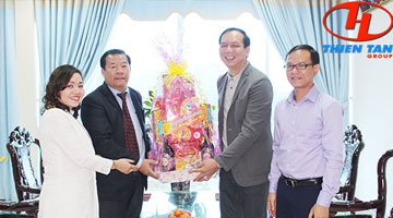 Lãnh đạo UBND tỉnh thăm, chúc Tết Thiên Tân Group