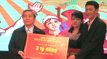 Thiên Tân Group: Hỗ trợ 3 tỷ đồng cùng “Quảng Ngãi chung tay vì người nghèo”