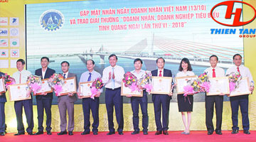Thiên Tân Group tiếp tục là Doanh nghiệp tiêu biểu tỉnh Quảng Ngãi