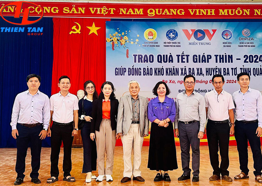 Thiên Tân Group tài trợ tặng quà, khám bệnh miễn phí cho người dân khó khăn ở huyện Ba Tơ
