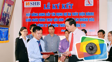 Lễ ký kết hợp đồng tín dụng với ngân hàng SHB