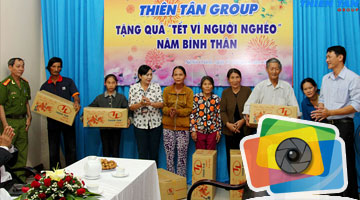 Thiên Tân Group tặng quà tết vì người nghèo năm 2016