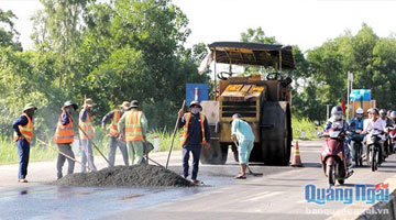 Duy tu, bảo dưỡng tuyến BOT Quảng Ngãi