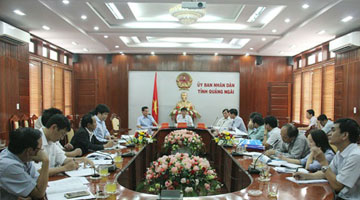 Chủ tịch UBND tỉnh Trần Ngọc Căng cho ý kiến về dự án Công viên Thiên Bút