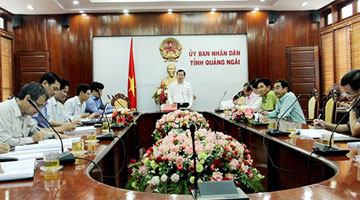 UBND tỉnh họp nghe báo cáo dự án Thủy điện Đăk Re 2