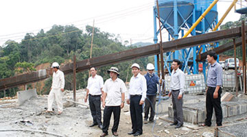 Kiểm tra an toàn vệ sinh lao động tại Công ty CP Thủy điện Thiên Tân