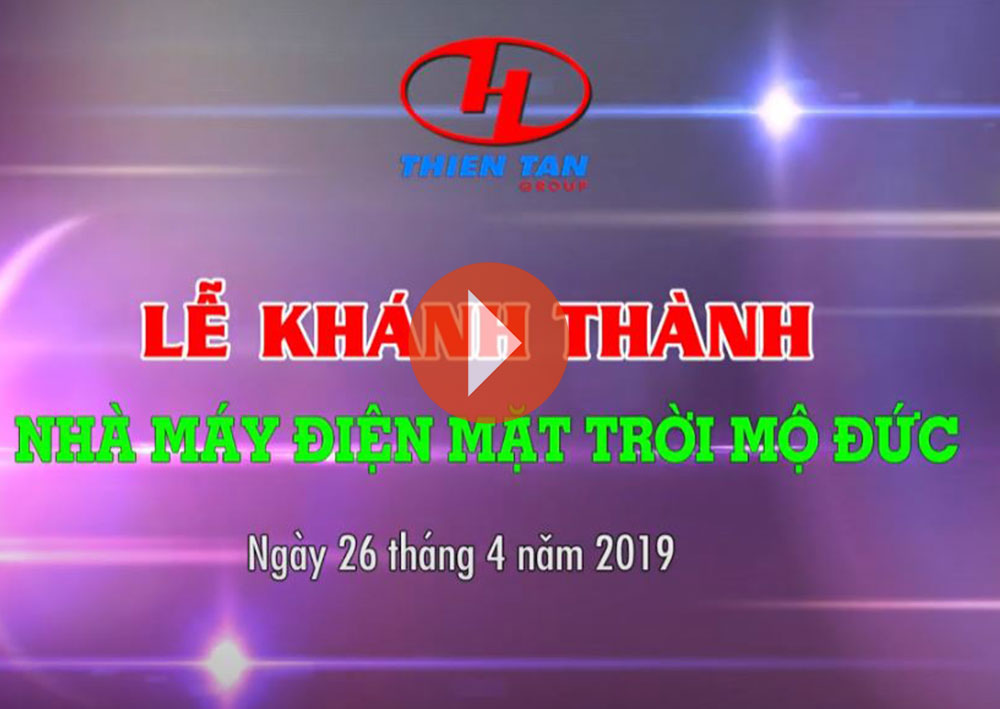 Lễ Khánh thành nhà máy điện mặt trời Mộ Đức