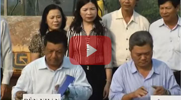 Thiên Tân Group nhận bàn giao mặt bằng QL.1A