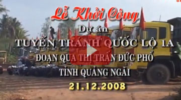 Lễ Khởi Công Đường Tránh Đức Phổ