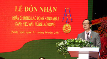 Doanh nhân Huỳnh Kim Lập vinh dự được phong tặng danh hiệu Anh hùng lao động