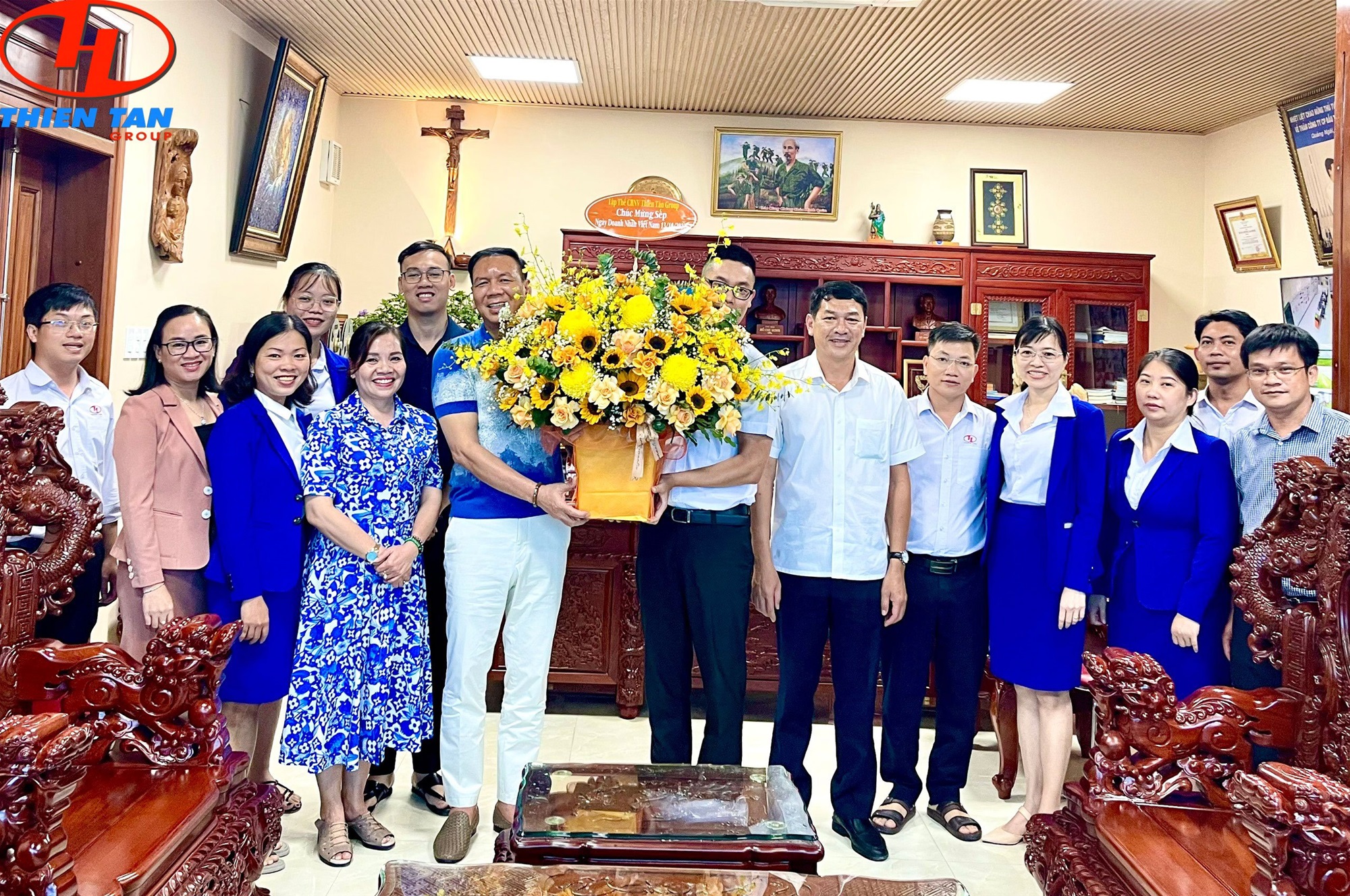 Thiên Tân Group gửi lời cảm ơn đến Các Cơ quan, Doanh nghiệp nhân ngày Doanh nhân Việt Nam 13/10/2022